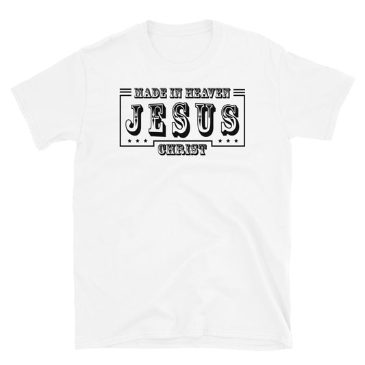 Made in Heaven Jesus Christus Fit Unisex Softstyle T-Shirt