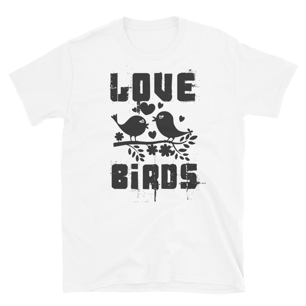 Love Birds, Valentine for Couples Fit Unisex Softstyle T-Shirt