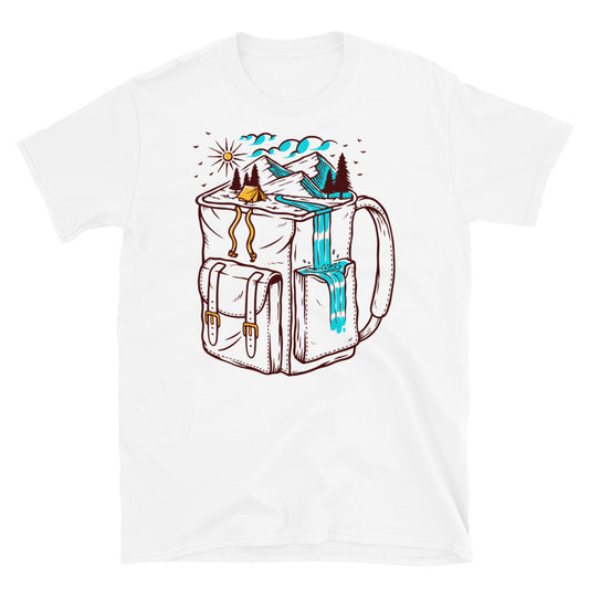 Berg und Tasche, Backpacker Fit Unisex Softstyle T-Shirt