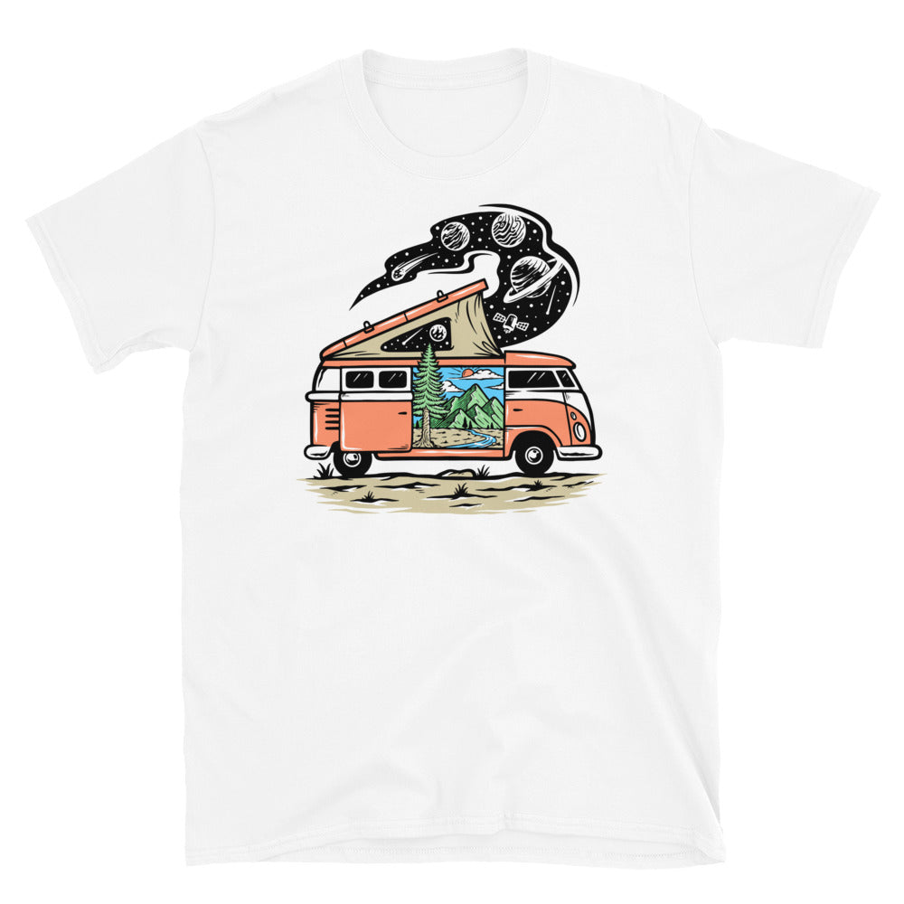 Naturaleza en mi coche Fit Unisex Softstyle Camiseta