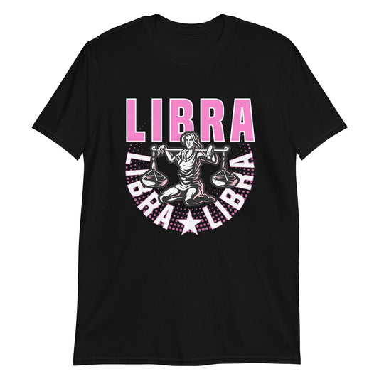 Camiseta unisex de manga corta Libra