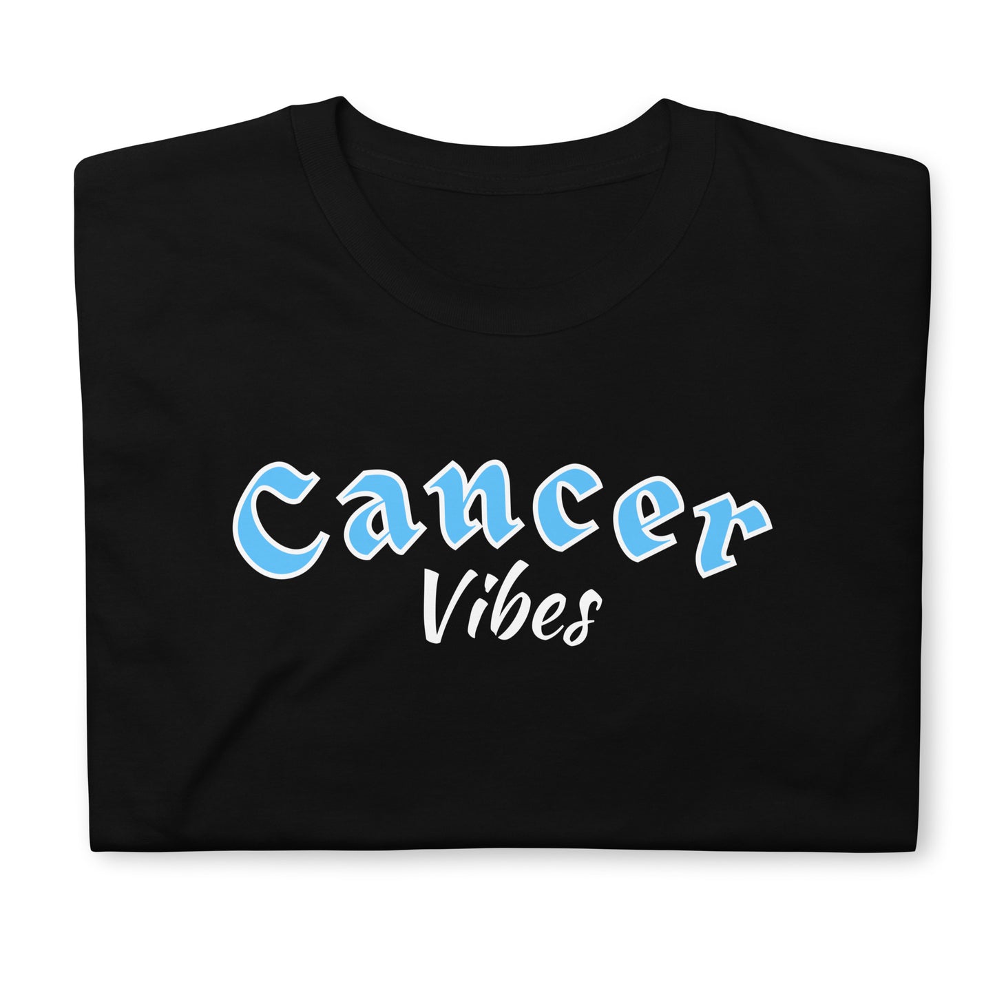 Camiseta unisex de manga corta contra el cáncer