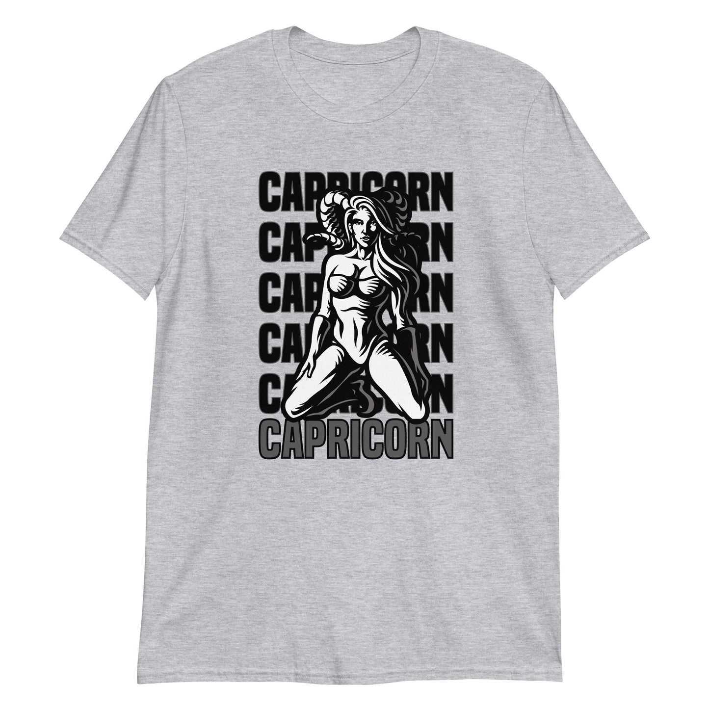 Camiseta unisex de manga corta Capricornio Zodiac