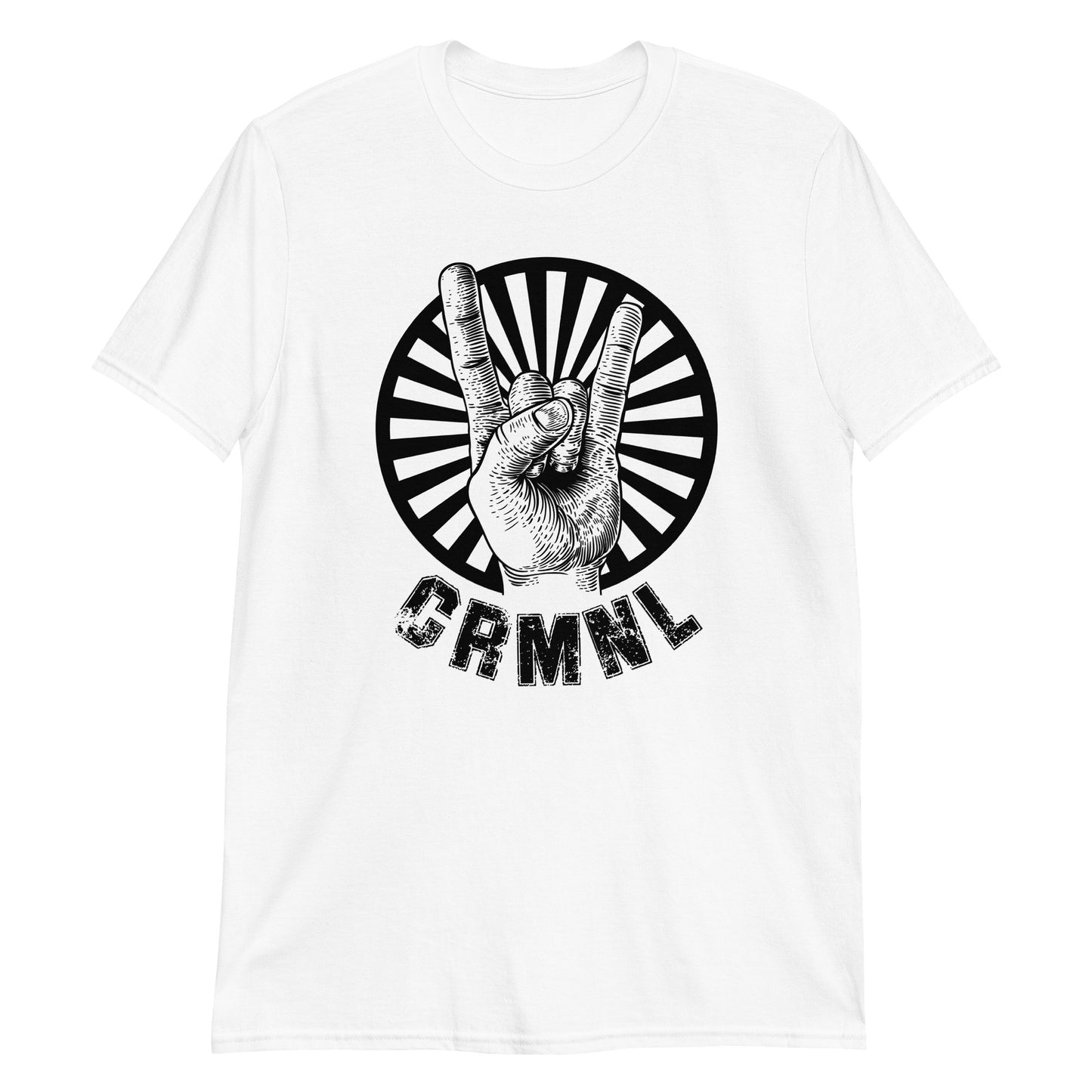 CRMNL Rock'n Roll Kurzarm-Unisex-T-Shirt