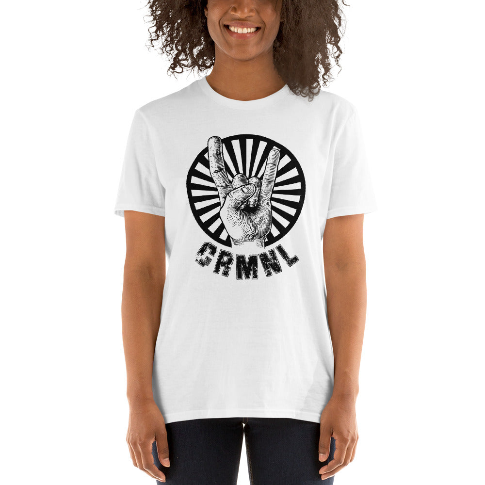 CRMNL Rock'n Roll camiseta unisex de manga corta