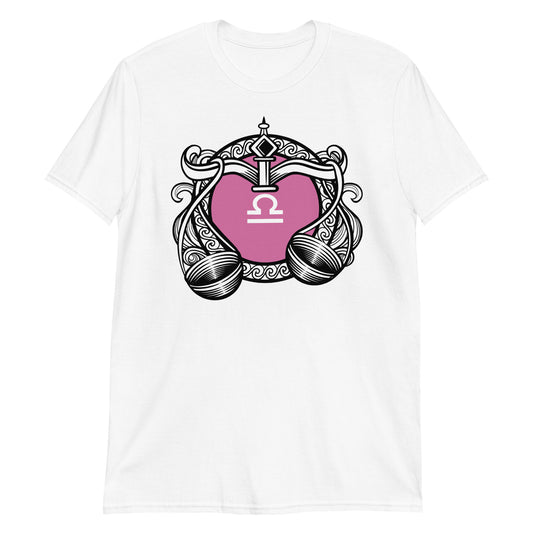 Waage Kurzärmeliges Unisex-T-Shirt