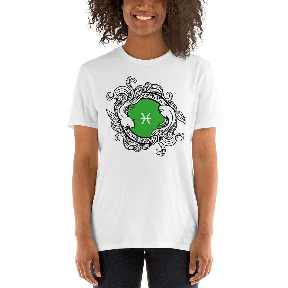 Camiseta unisex de manga corta Piscis