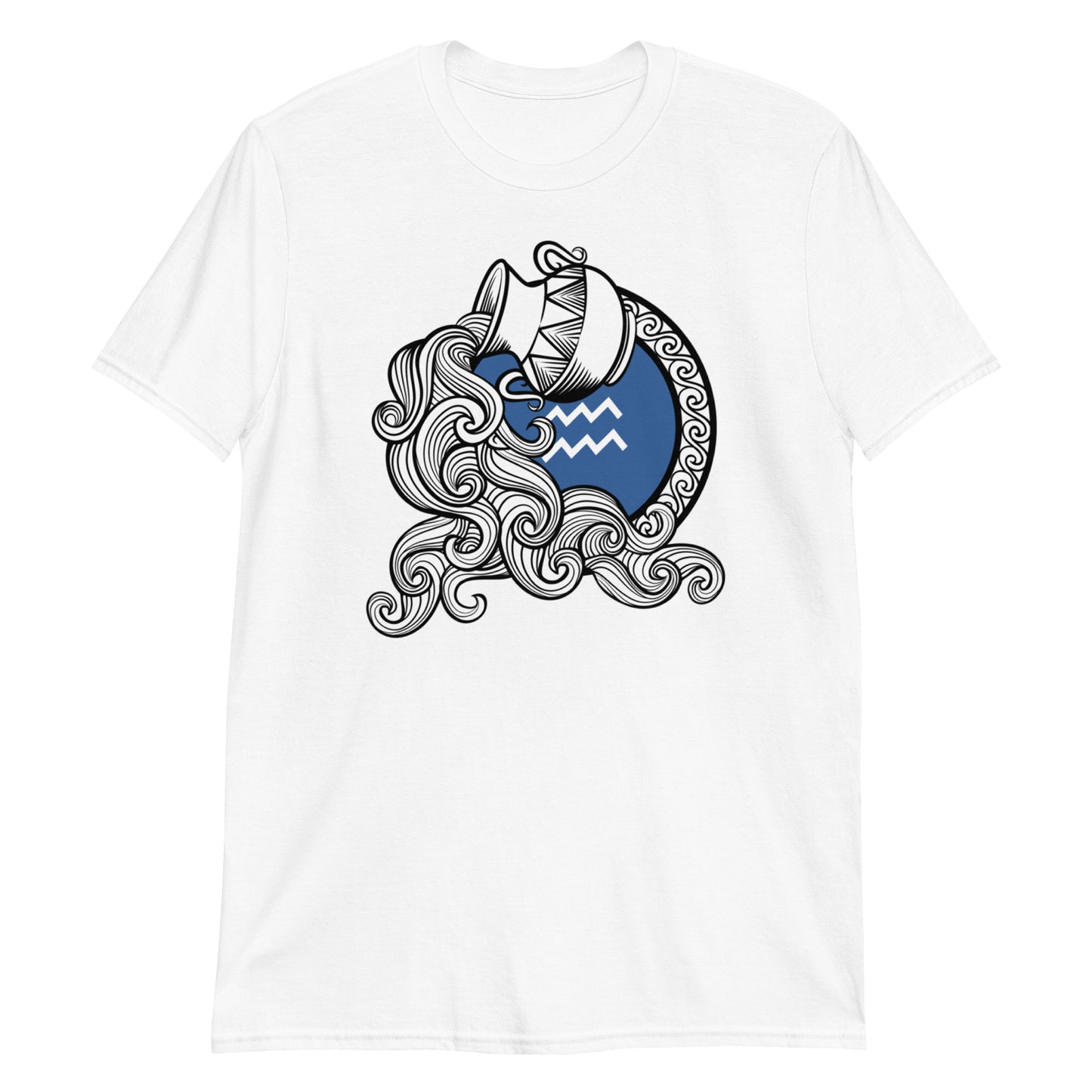 Camiseta unisex de manga corta Acuario