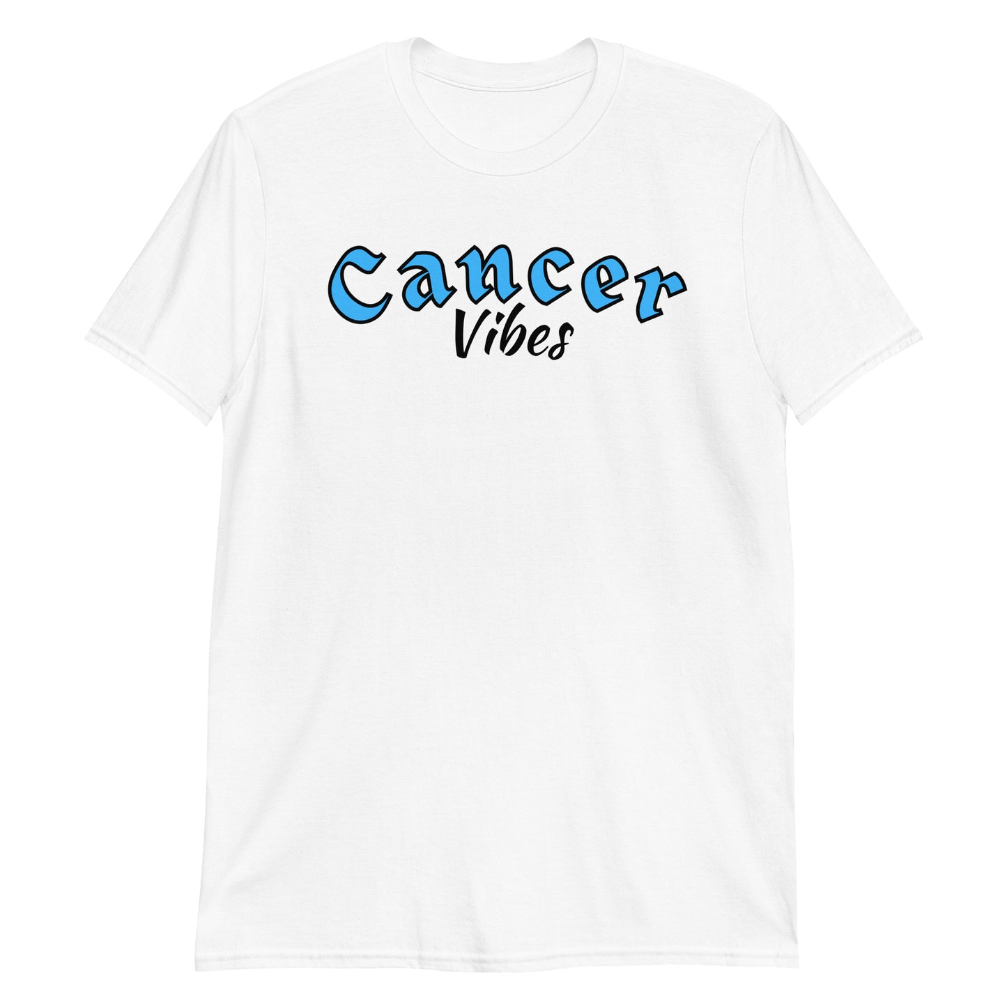 Camiseta unisex de manga corta contra el cáncer