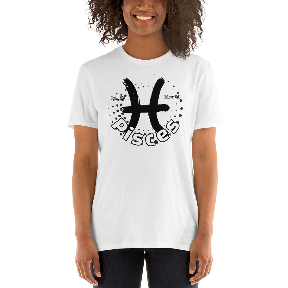 Camiseta unisex de manga corta Piscis