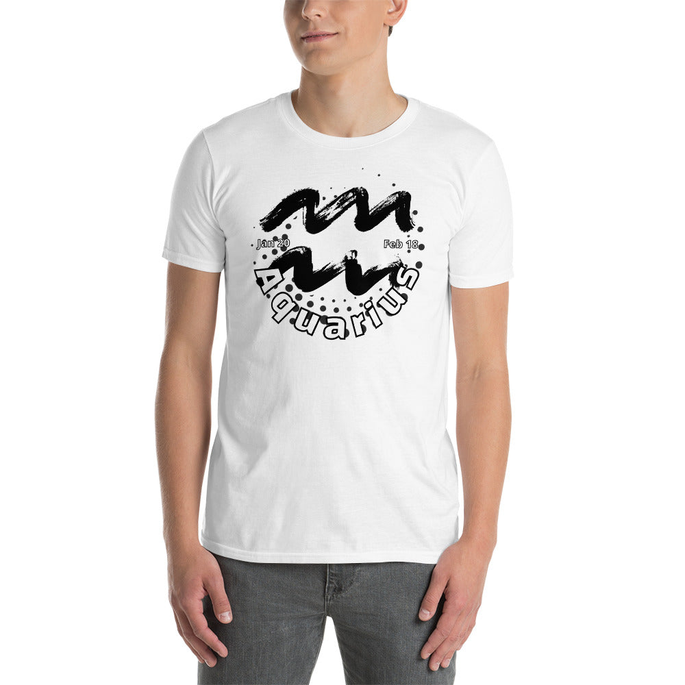 Camiseta unisex de manga corta Acuario