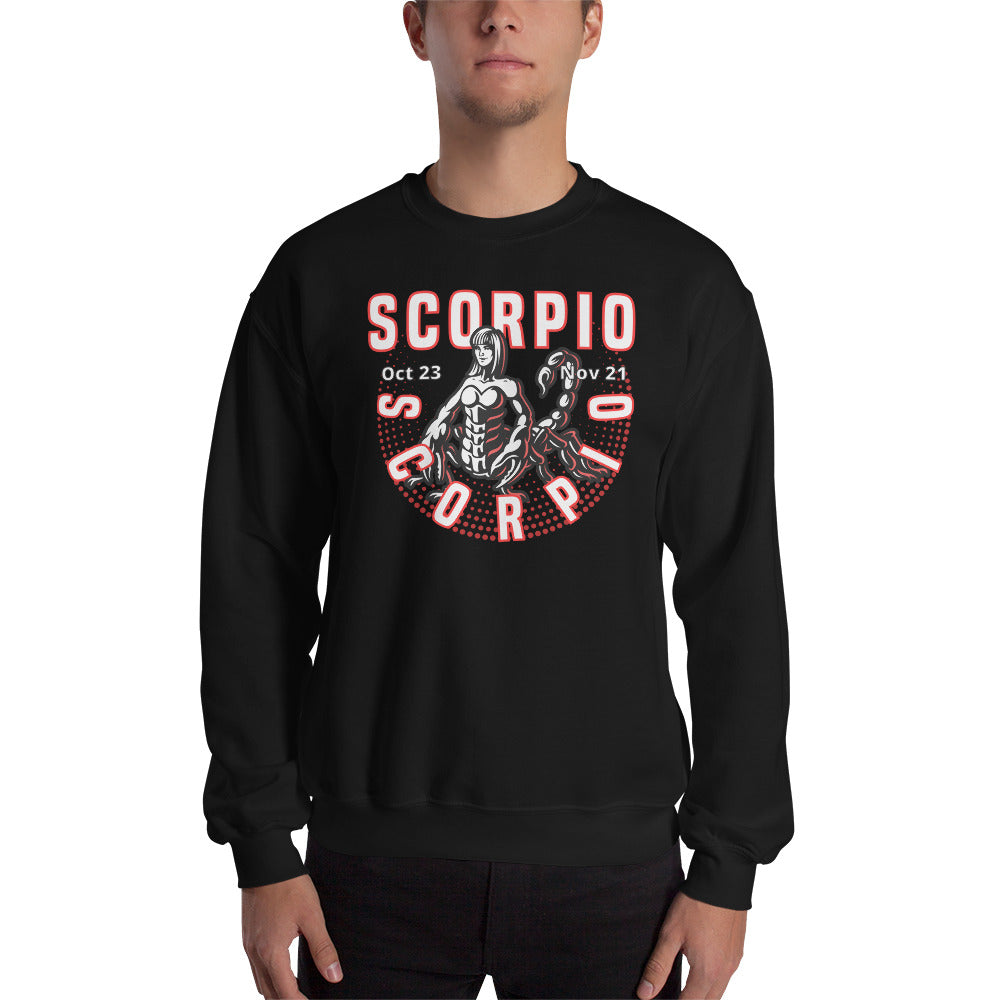 Sudadera unisex con signo del zodiaco Escorpio