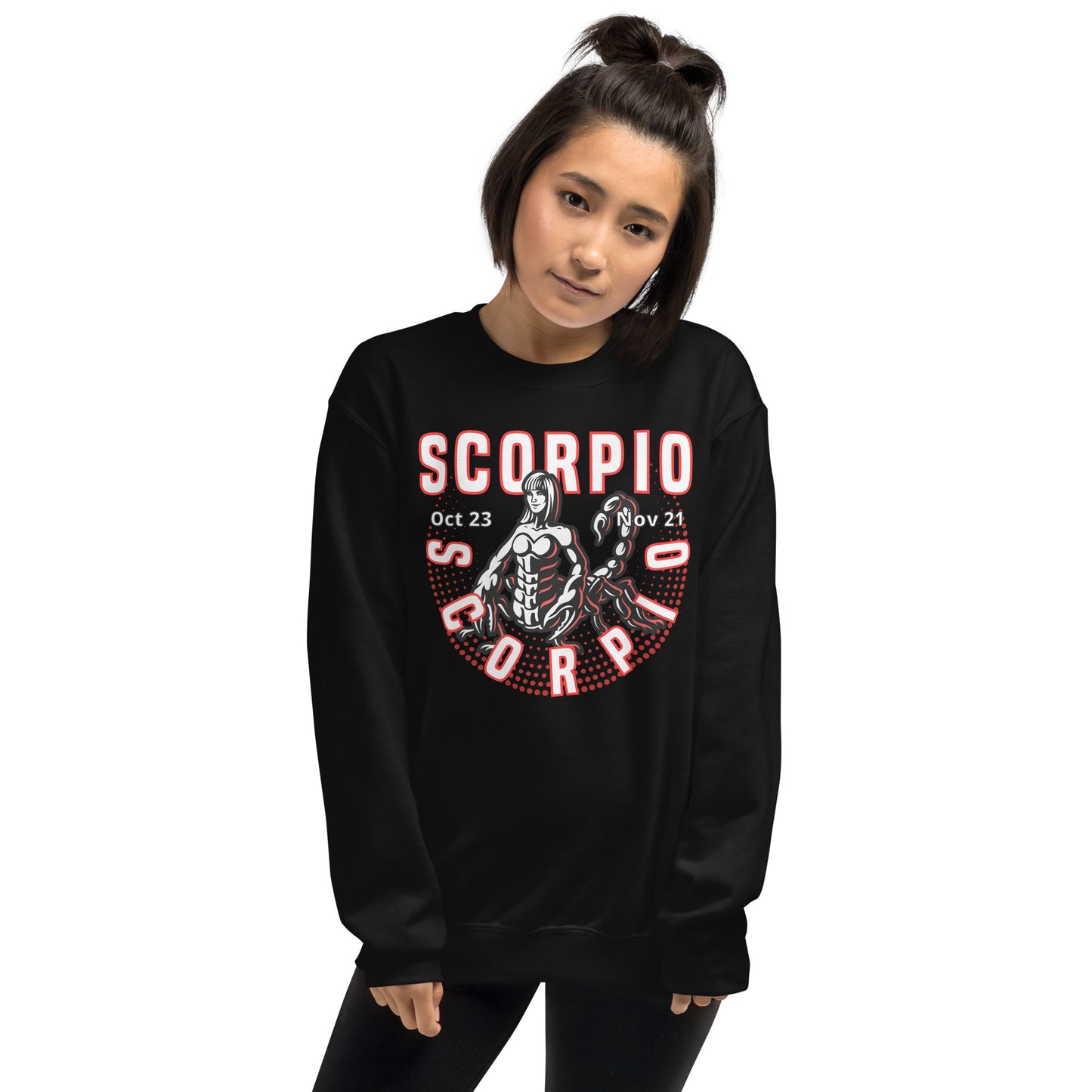 Sudadera unisex con signo del zodiaco Escorpio