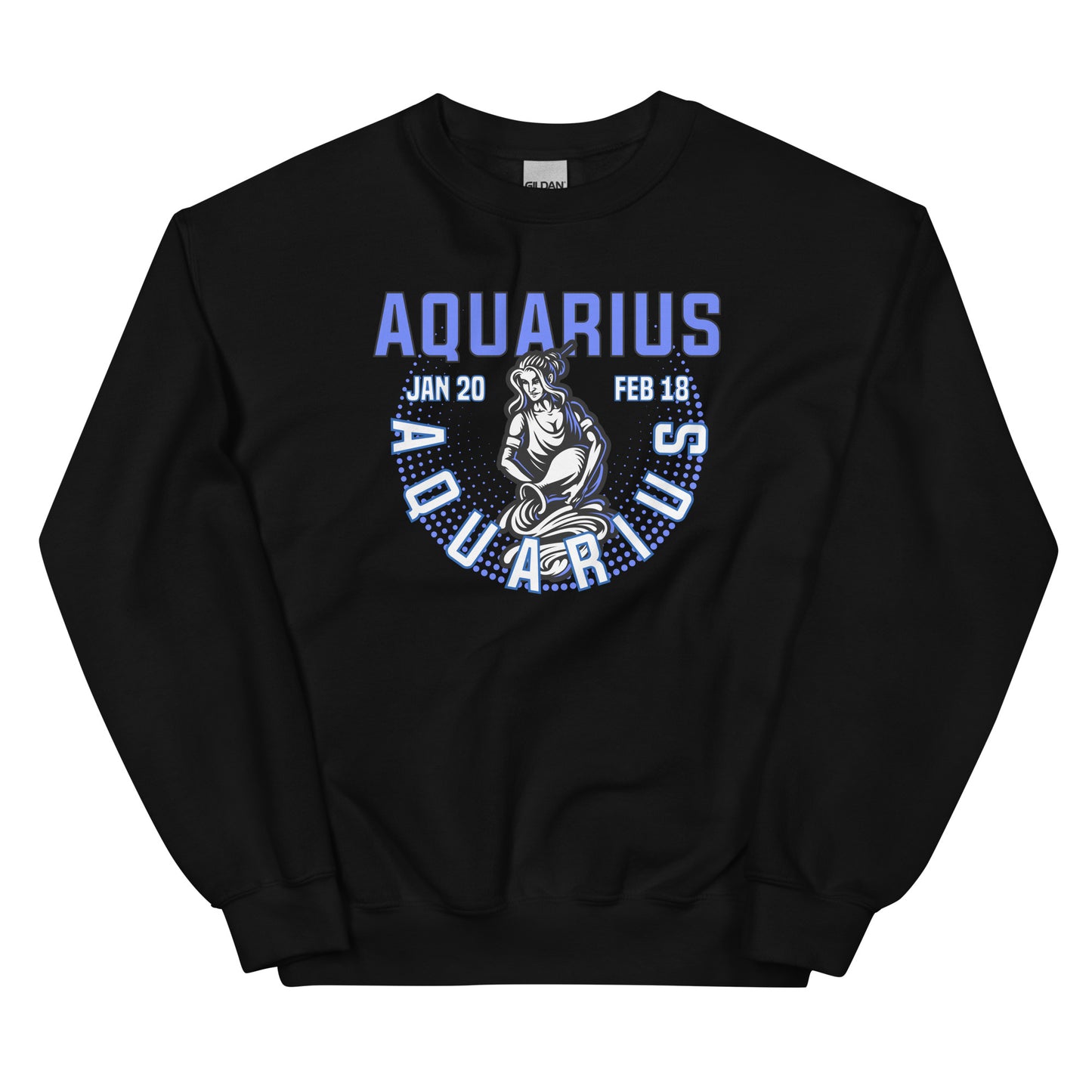 Aquarius Zodiac Sign Unisex Sweatshirt