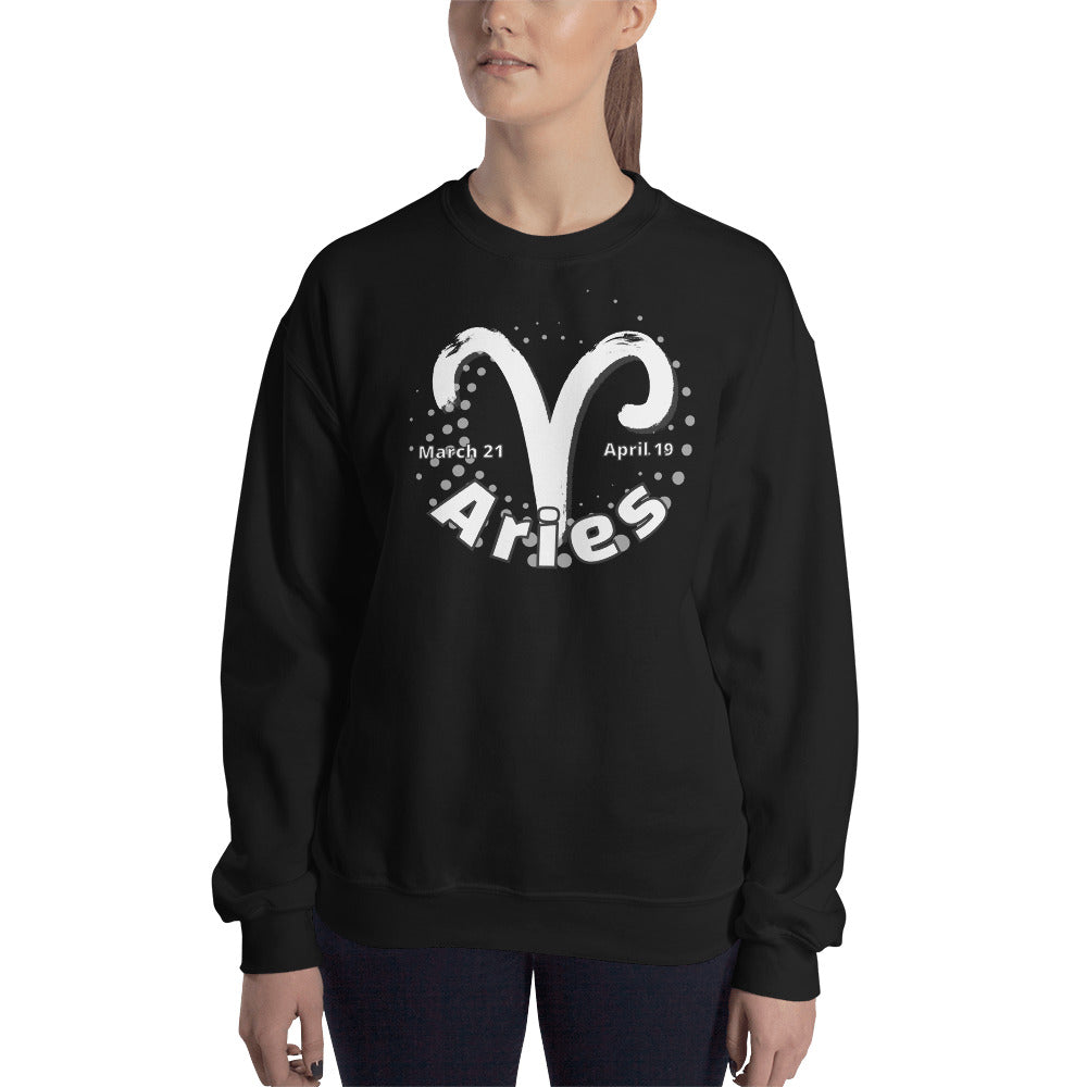 Aries Zodiac Sign Unisex Sweatshirt