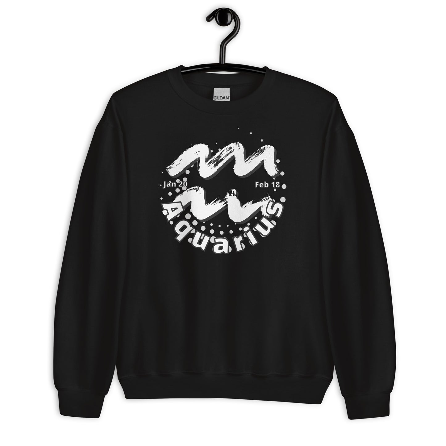 Aquarius Zodiac Sign Unisex Sweatshirt