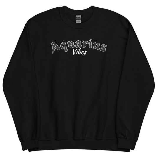 Sudadera unisex con signo del zodiaco Acuario