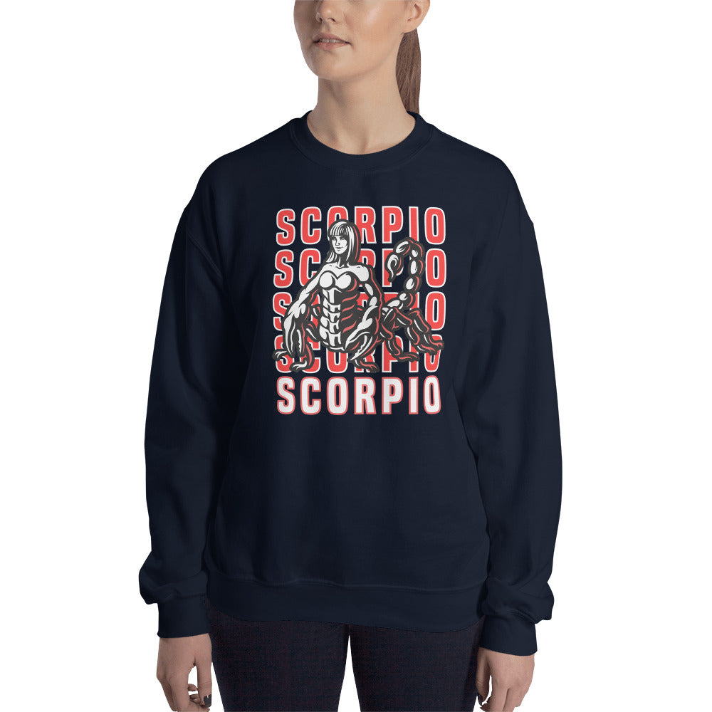 Sudadera unisex con signo del zodiaco Escorpio