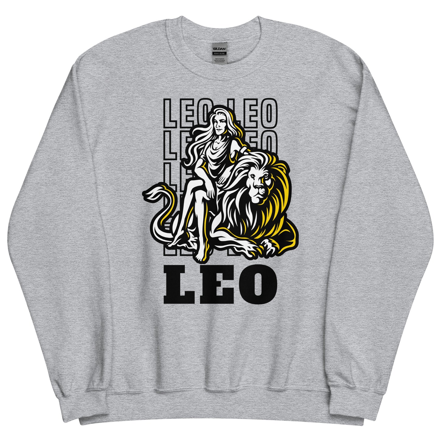 Sudadera unisex con signo del zodiaco Leo