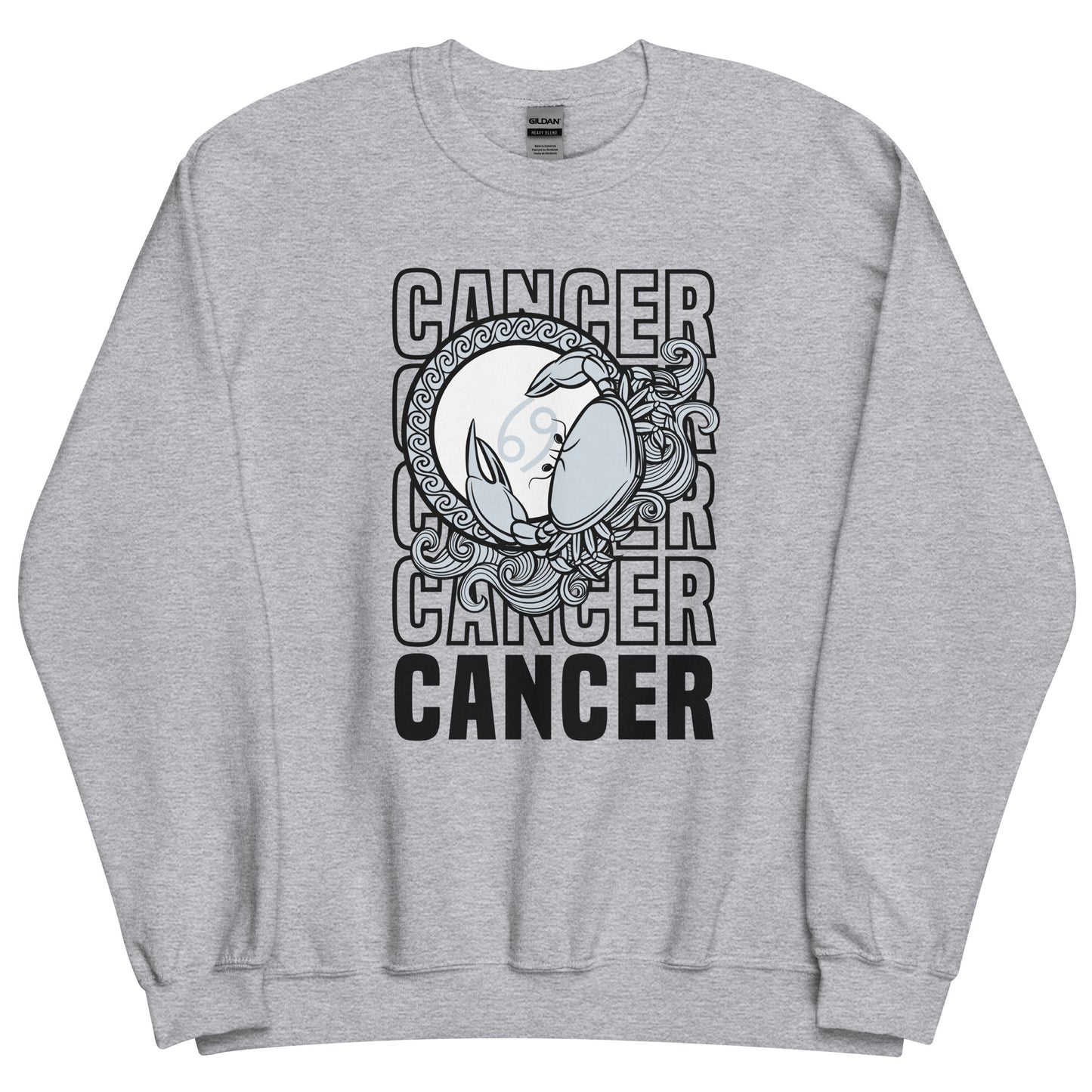 Cancer Zodiac Sign Unisex Sweatshirt