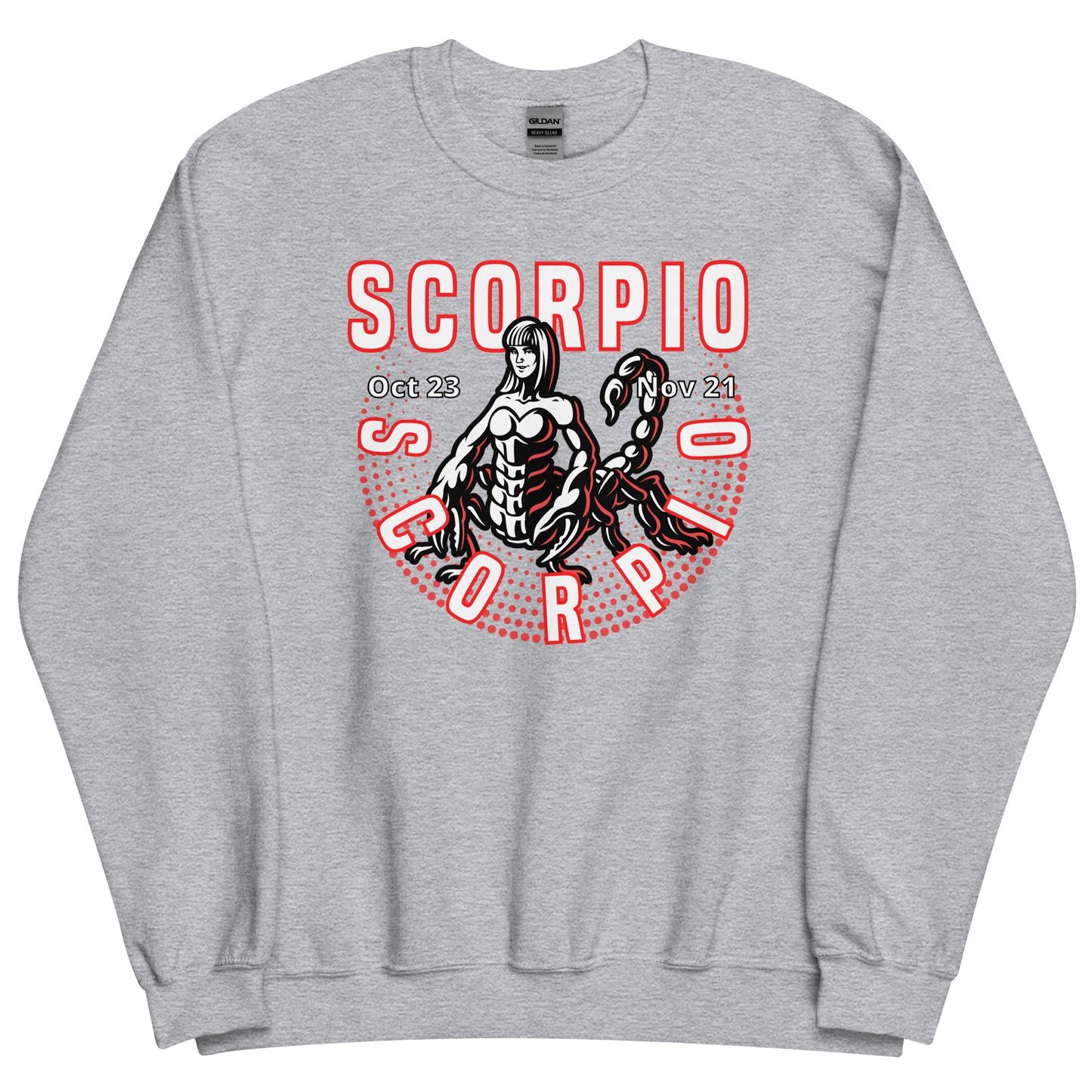 Sudadera unisex con signo del zodiaco Escorpio