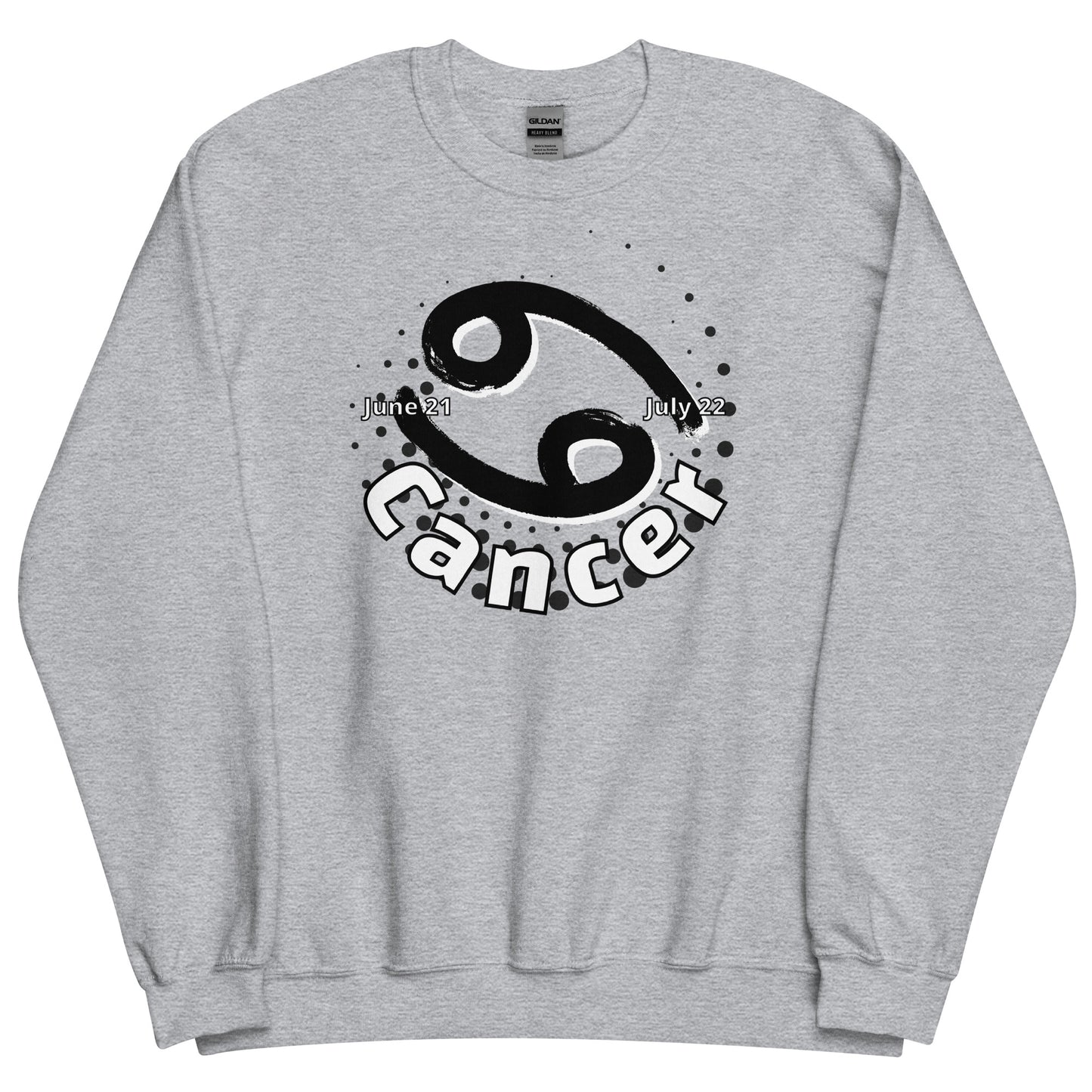 Sudadera unisex con signo del zodíaco del cáncer