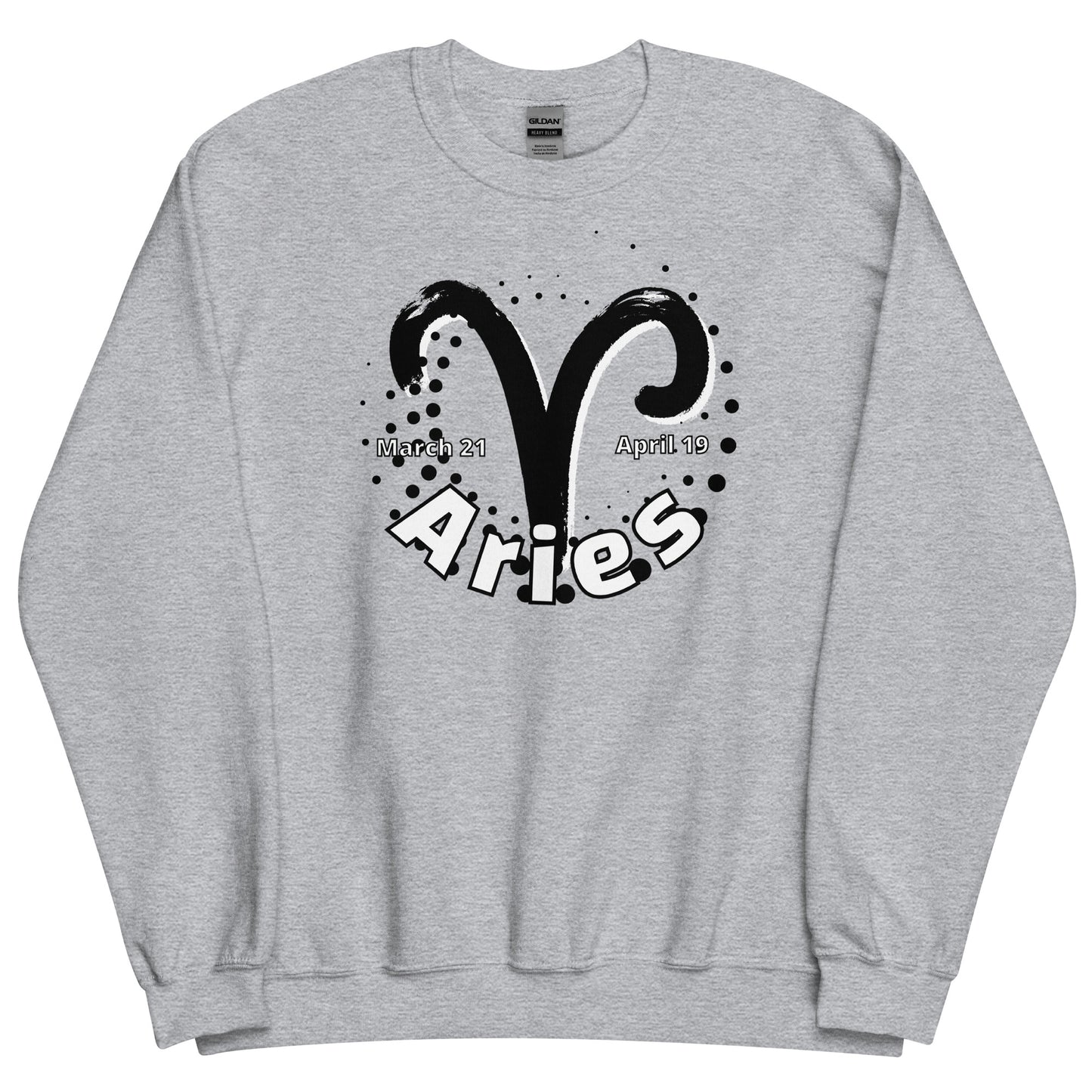 Sudadera unisex con signo del zodiaco Aries