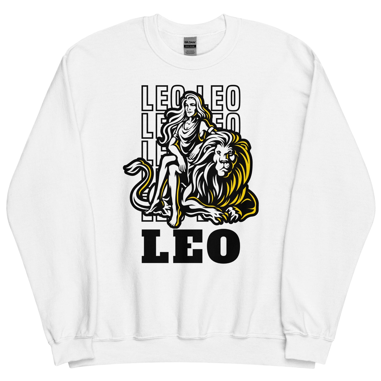 Sudadera unisex con signo del zodiaco Leo