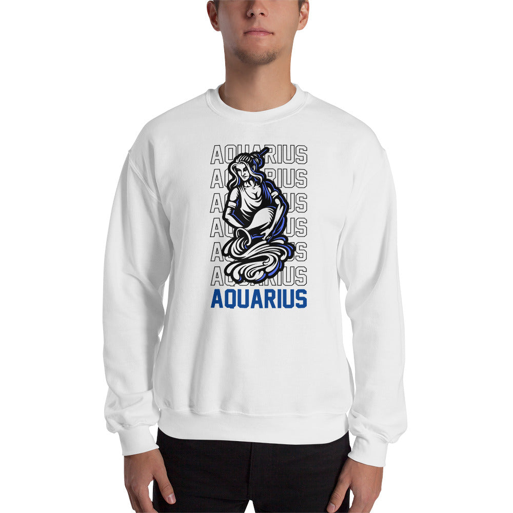 Aquarius Zodiac Unisex Sweatshirt