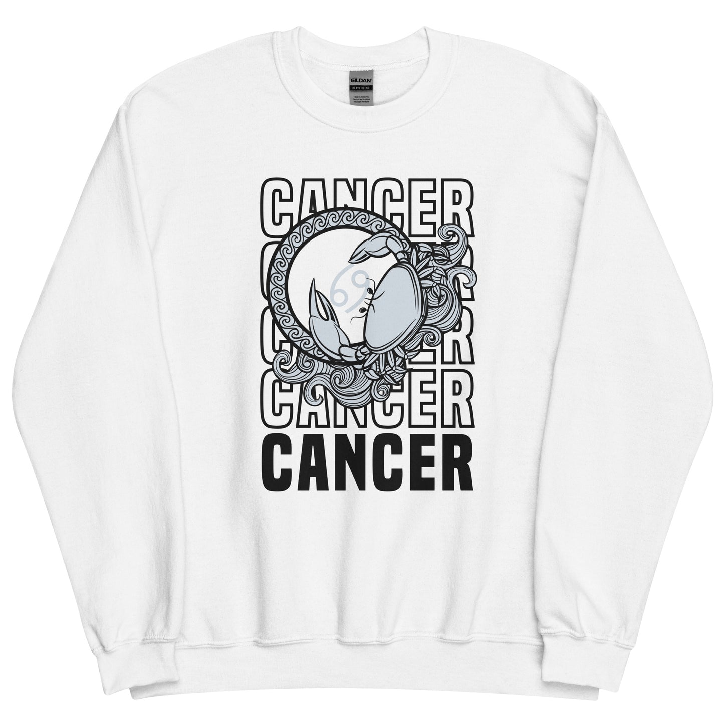 Cancer Zodiac Sign Unisex Sweatshirt