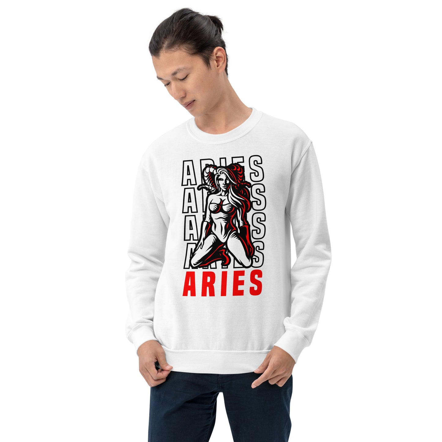 Aries Zodiac Sign Unisex Sweatshirt