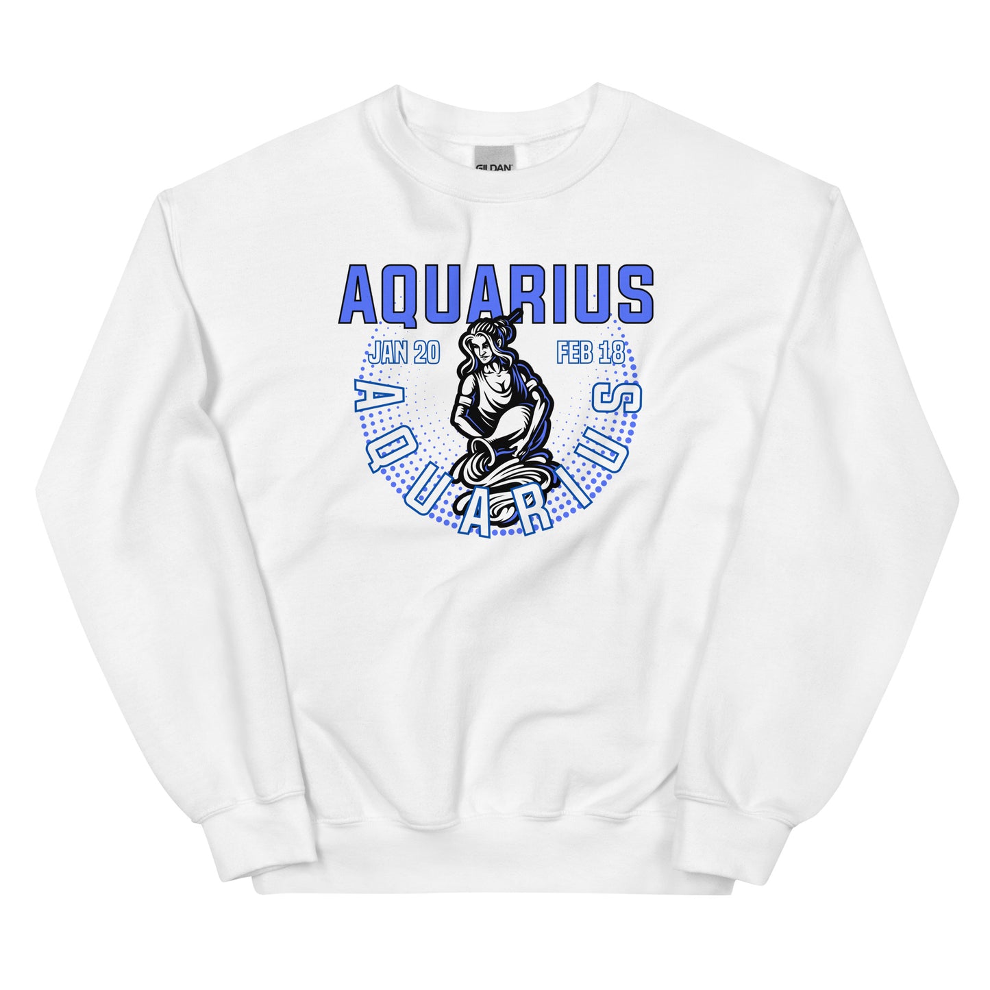 Aquarius Zodiac Sign Unisex Sweatshirt