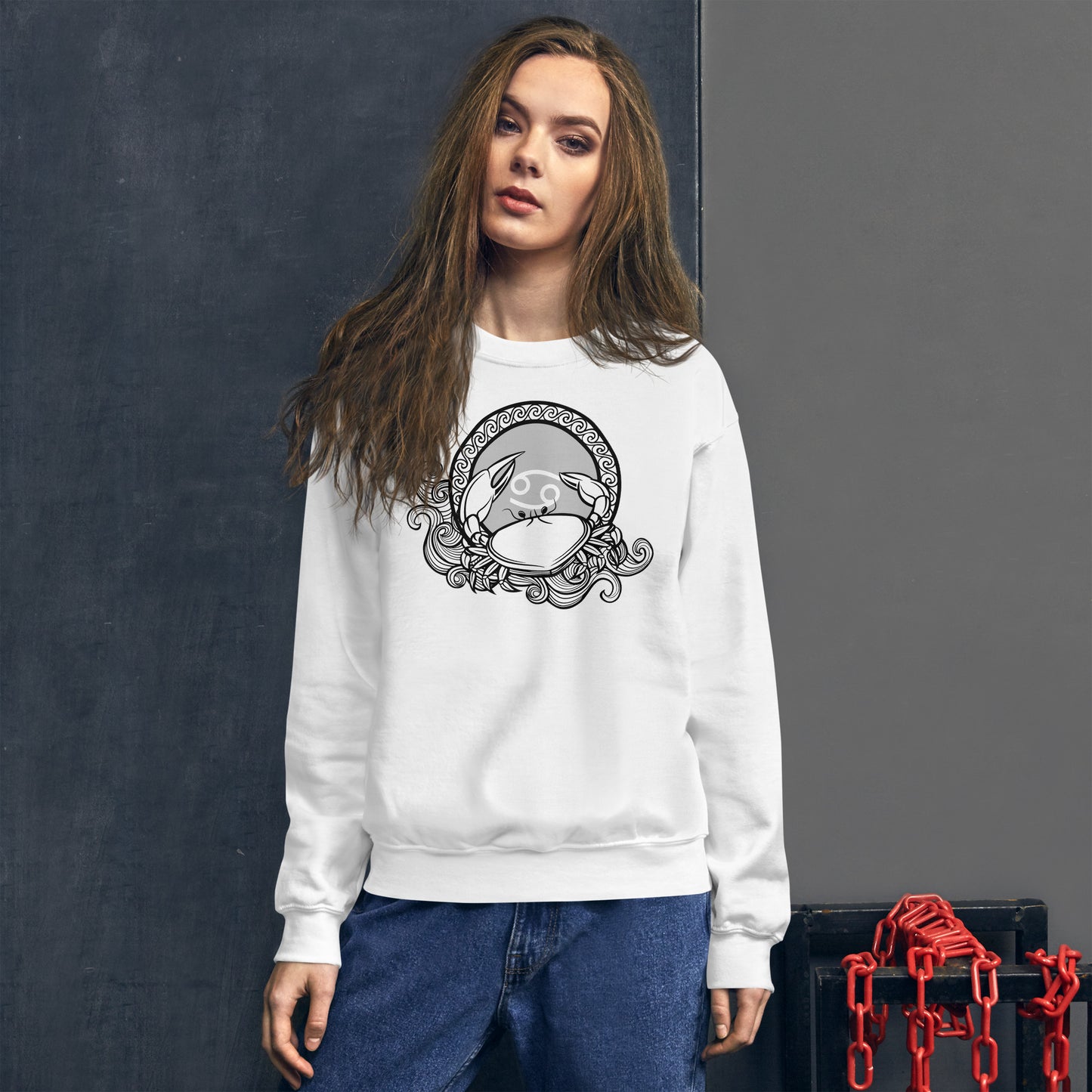 Cancer Zodiac Sign Unisex Sweatshirt