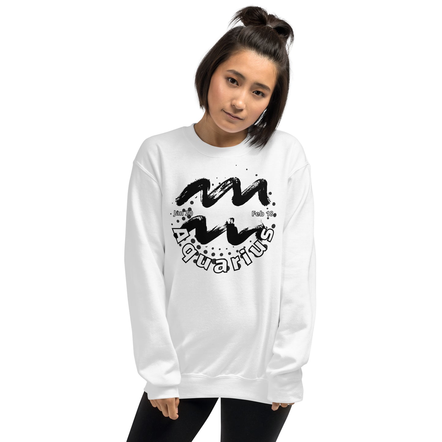 Aquarius Zodiac Sign Unisex Sweatshirt