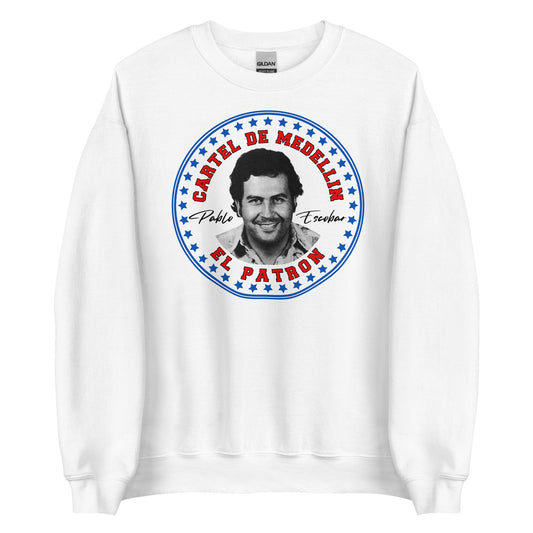 Pablo Escobar, El Patron, Cartel de Medellin Grafikdesign Unisex Sweatshirt