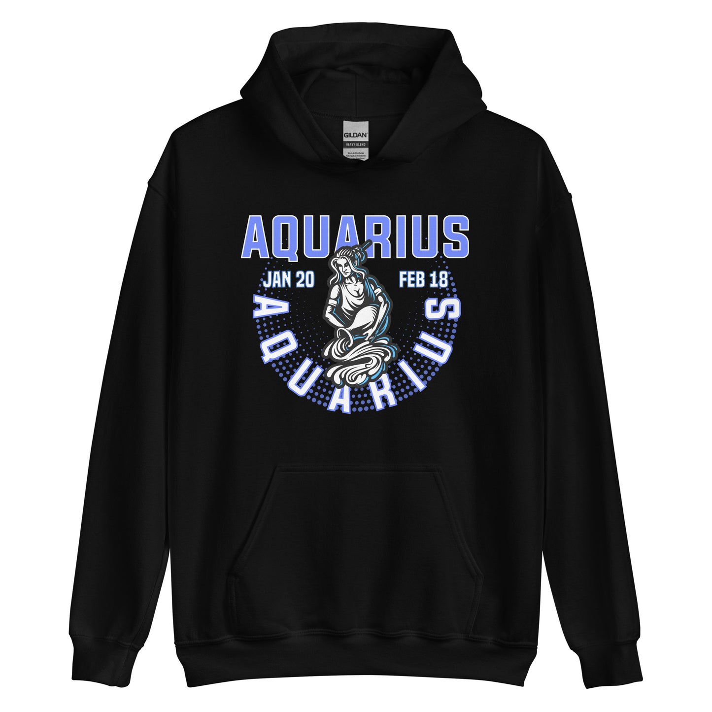 Aquarius Zodiac Sign Unisex Hoodie