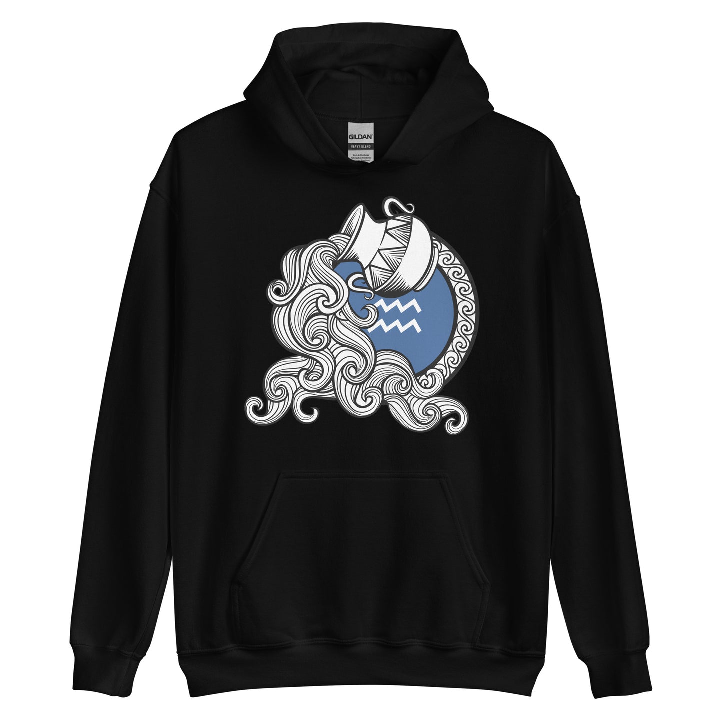 Aquarius Zodiac Sign Unisex Hoodie