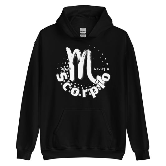 Sudadera con capucha unisex Signo del Zodíaco Escorpio