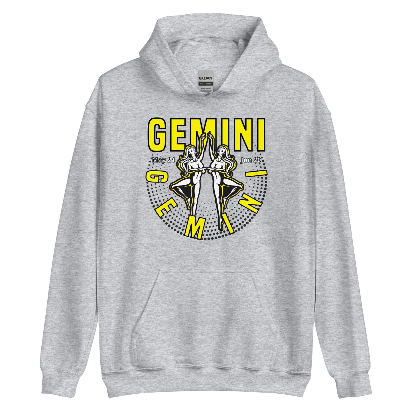 Gemini Zodiac Sign Unisex Hoodie