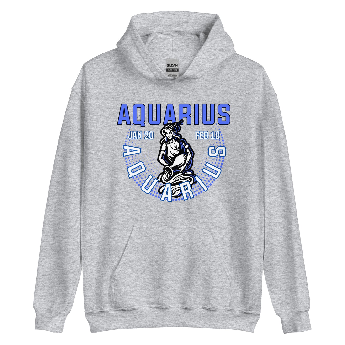 Aquarius Zodiac Sign Unisex Hoodie