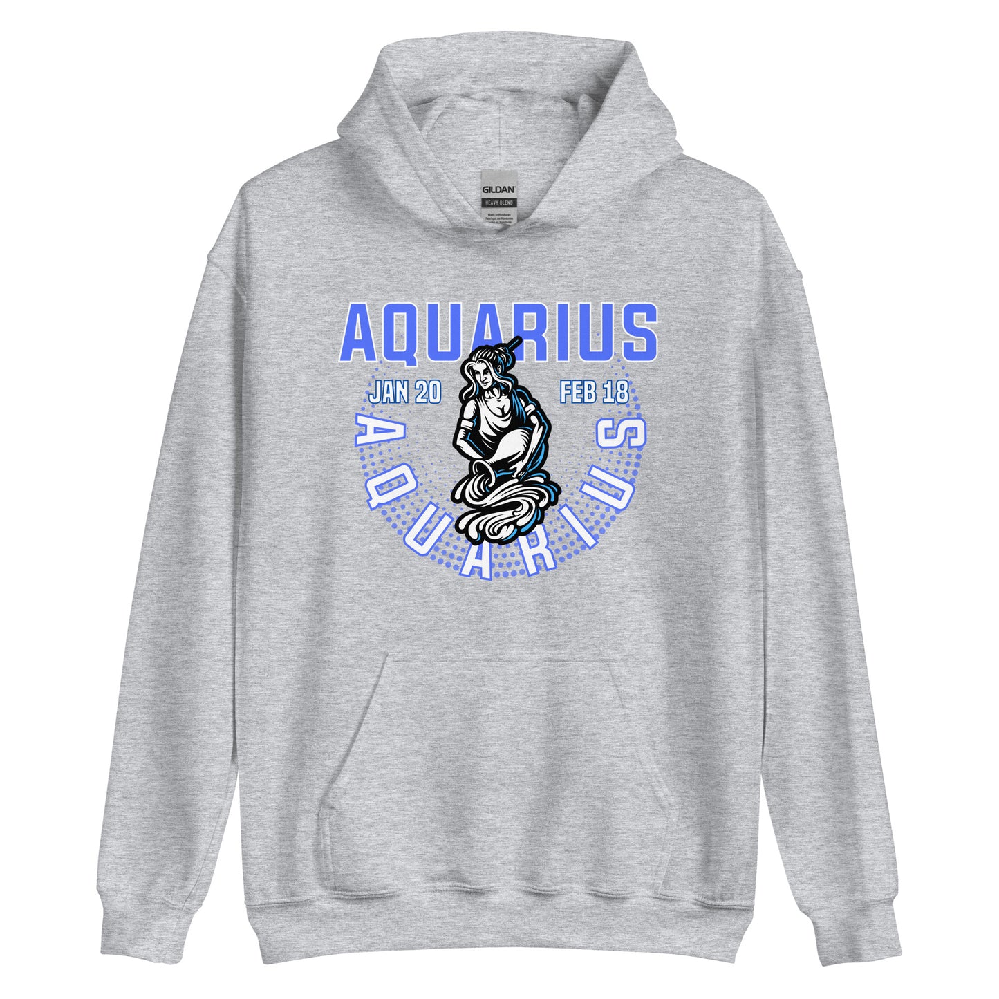 Aquarius Zodiac Sign Unisex Hoodie