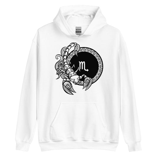 Sudadera con capucha unisex Signo del Zodíaco Escorpio