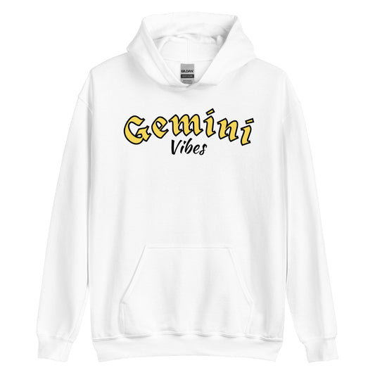 Sudadera con capucha unisex con signo del zodiaco Géminis