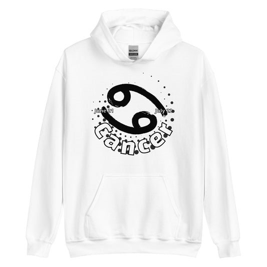 Sudadera con capucha unisex con signo del zodíaco del cáncer