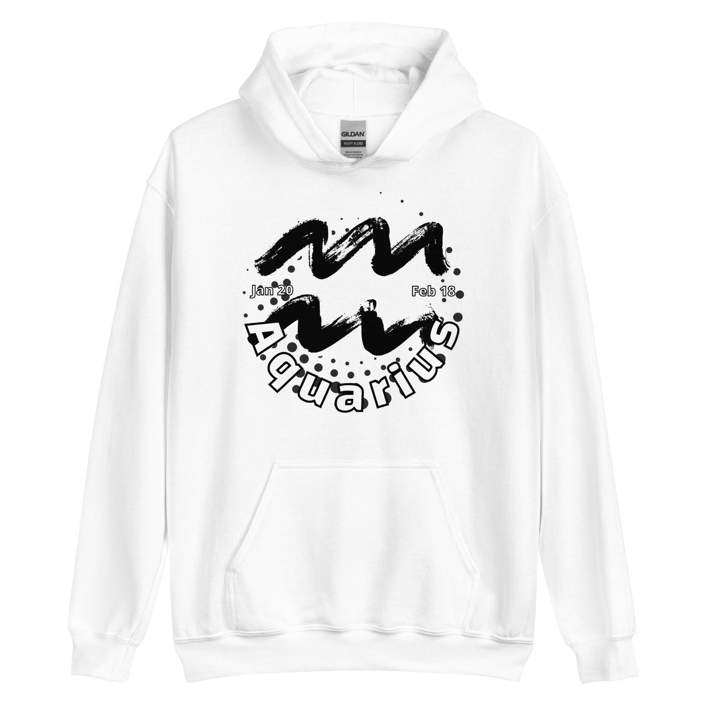 Aquarius Zodiac Sign Unisex Hoodie