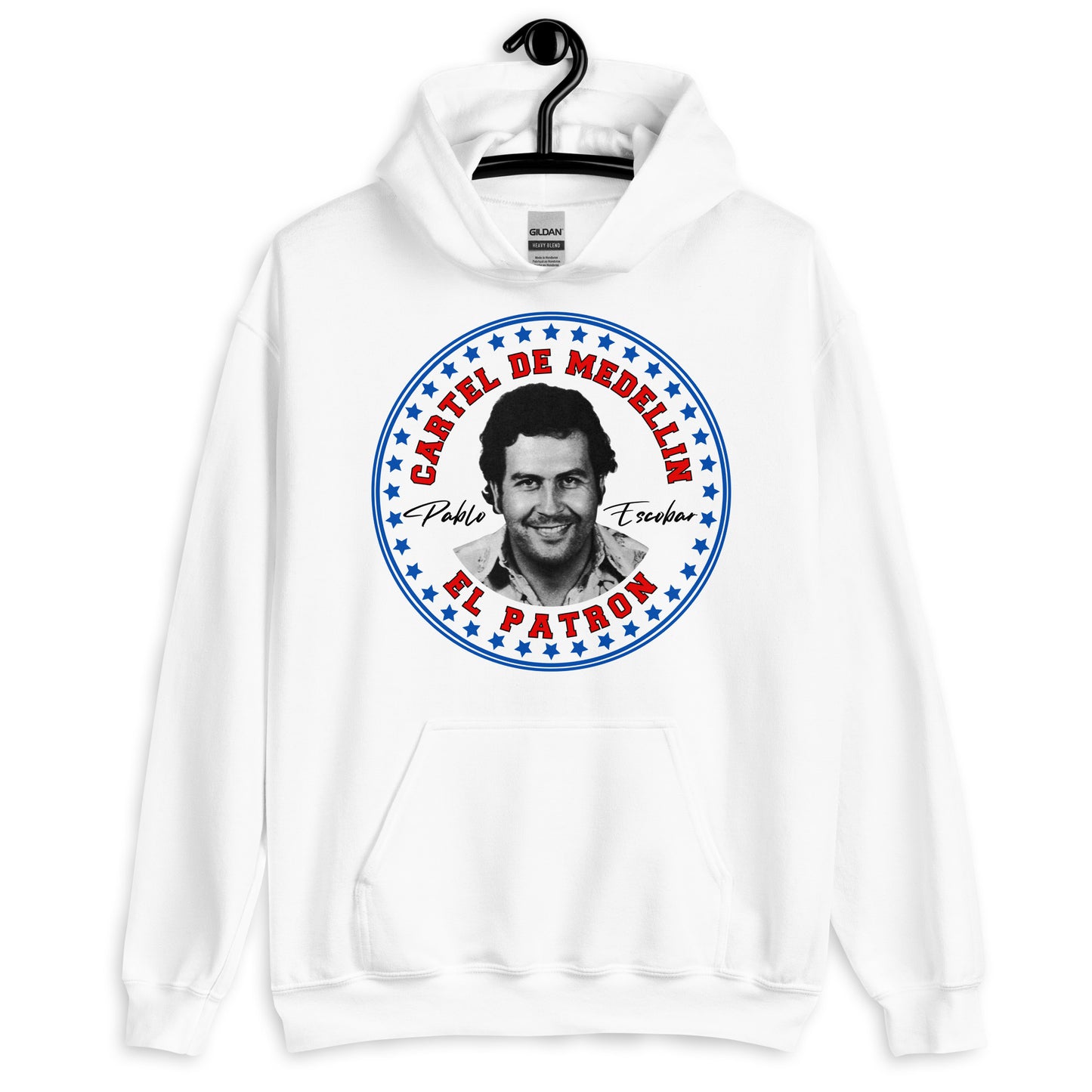 Pablo Escobar, El Patron, Cartel de Medellin Graphic Design Unisex Hoodie